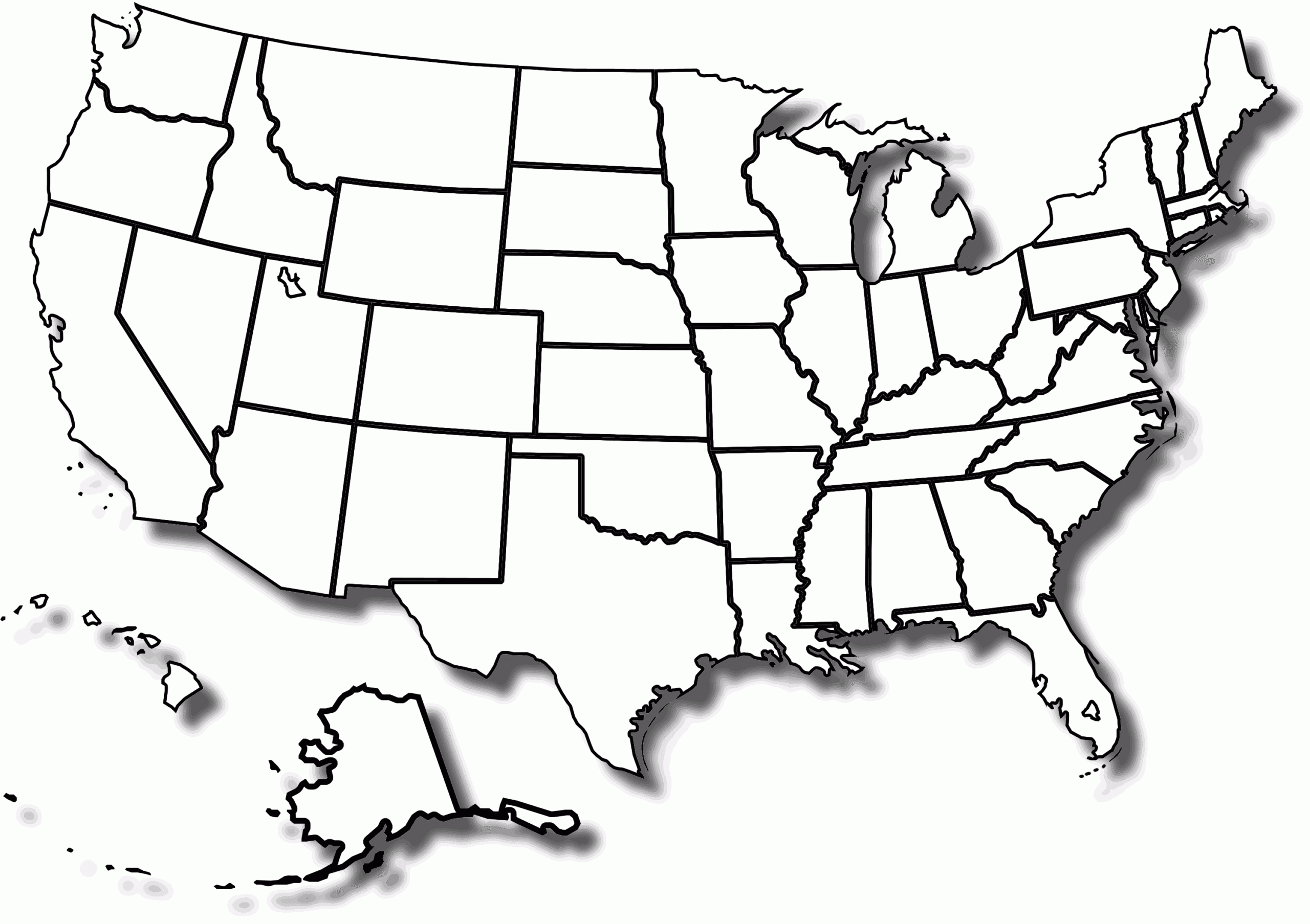 Us State On Blank Map Sporcle 2024 US Map Printable Blank   Map Of United States Blank Printable Fun Printable Us Map Printable Scaled 