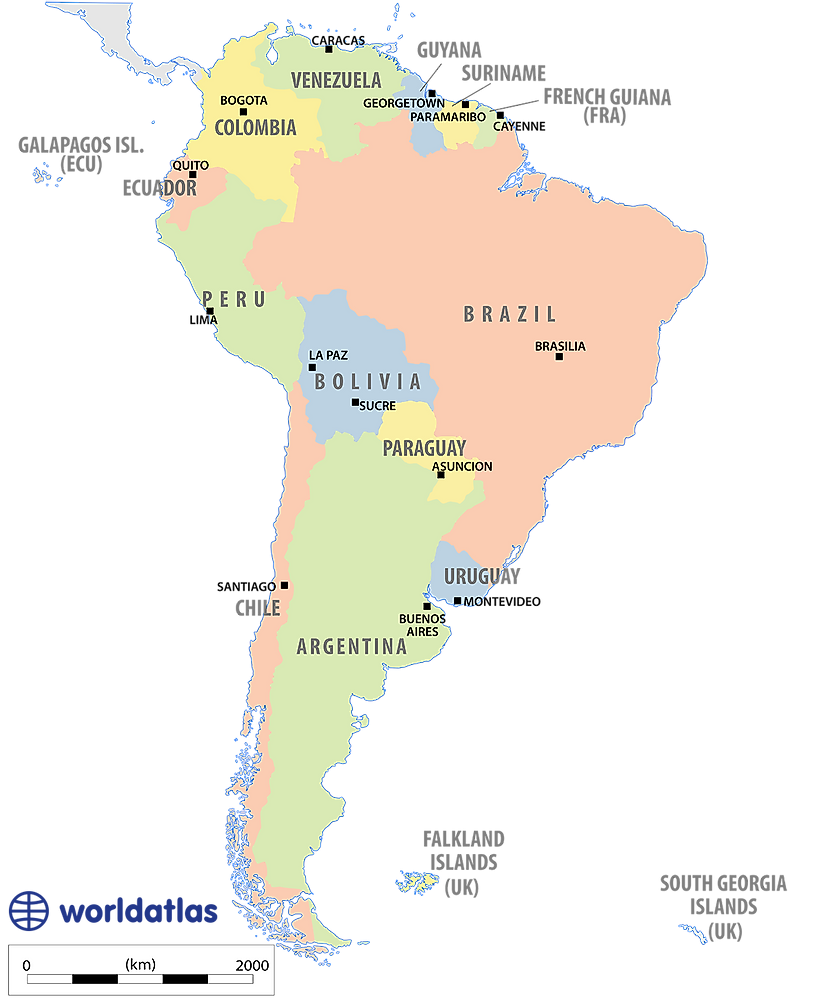 Maps Of South America