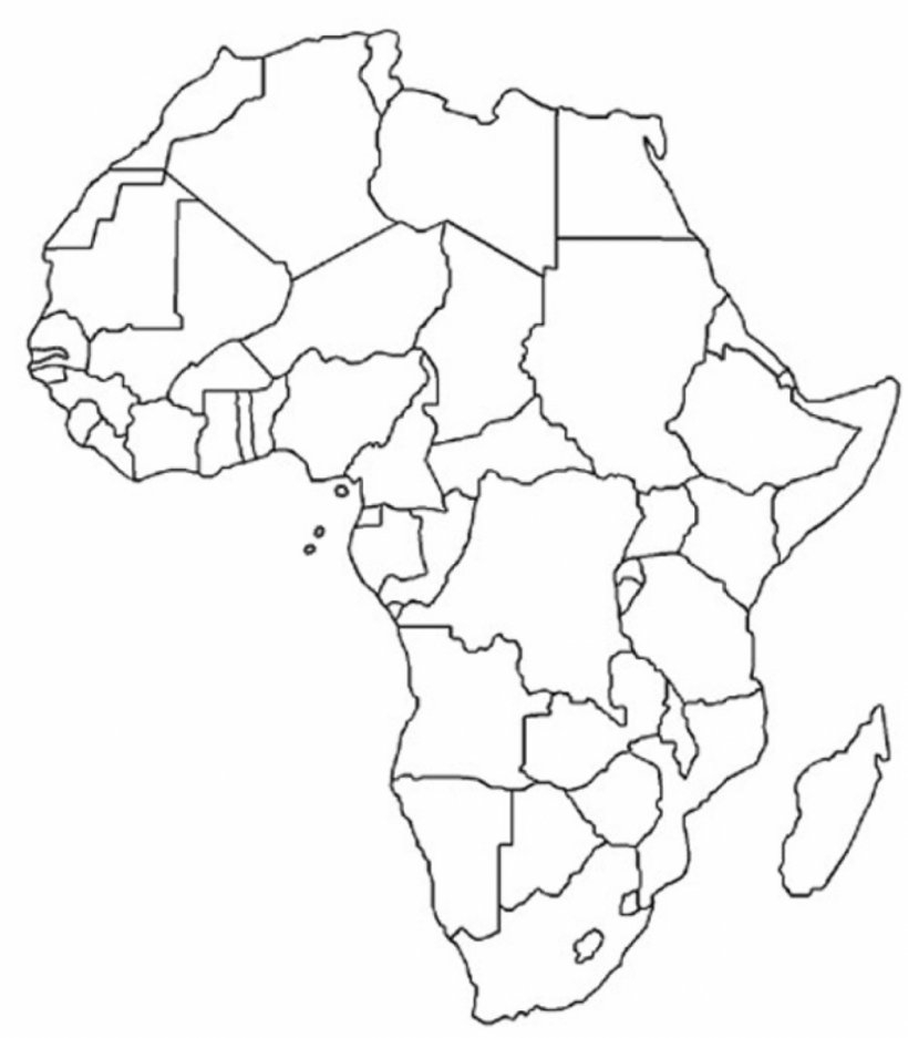 North Africa Blank Map Physische Karte Mapa Polityczna PNG 