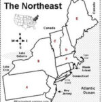 Northeast Region States And Capitals Map Printable Map