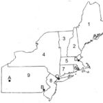 Northeast States And Capitals Map Quiz Printable Map