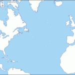 Northern Atlantic Ocean Free Map Free Blank Map Free Outline Map