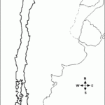 Outline Map Chile Chile Map Drawn Map