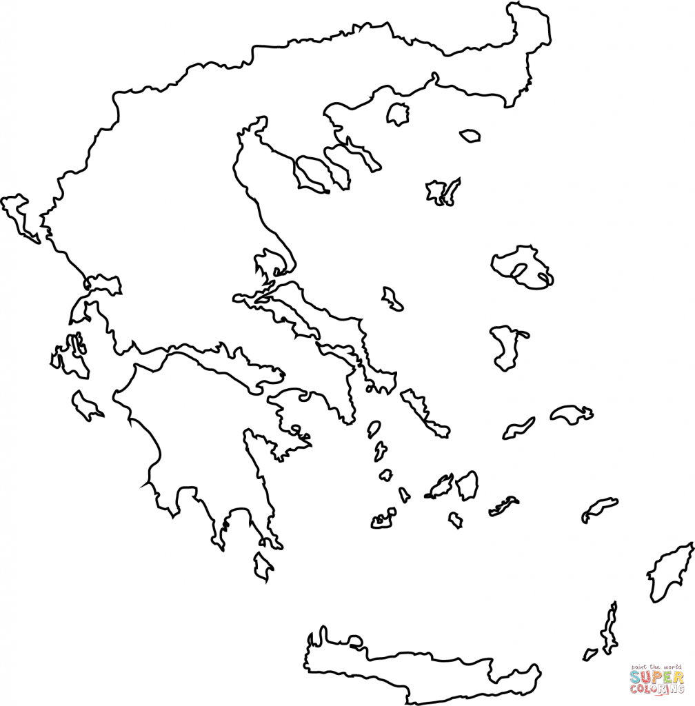 Outline Map Of Ancient Greece And Travel Information Download Free 