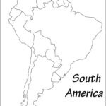 Outline Map Of South America Printable With Blank North And For New