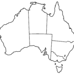 Physical Blank Map Of Oceania Printable Color