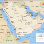 Political Map Of The Arabian Peninsula Nations Online Project