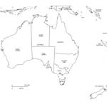 Printable Blank Map Of Australia And New Zealand Best Map Collection