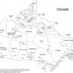 Printable Blank Map Of Canada With Provinces And Capitals Printable Maps