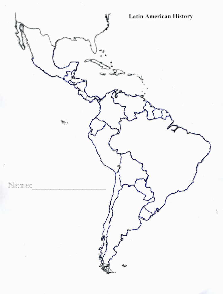 Printable Blank Map Of Central America Printable Maps