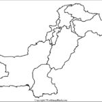 Printable Blank Map Of Pakistan Outline Transparent PNG Map