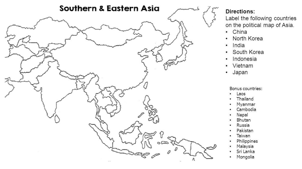 Printable Blank Map Of Southeast Asia Printable Maps