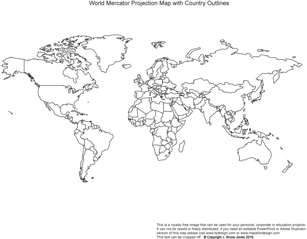 Printable Blank World Outline Maps Royalty Free Globe Earth