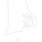 Rhode Island State Outline Map Free Download