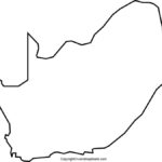 South Africa Map Outline World Map Blank And Printable