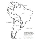 South America Fill In The Blanks On The Map By Interactive Printables