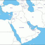 South West Asia Free Map Blank Outline Best Of Southwest