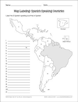 Spanish Speaking Countries And Capitals Maps And Quiz How To Speak 