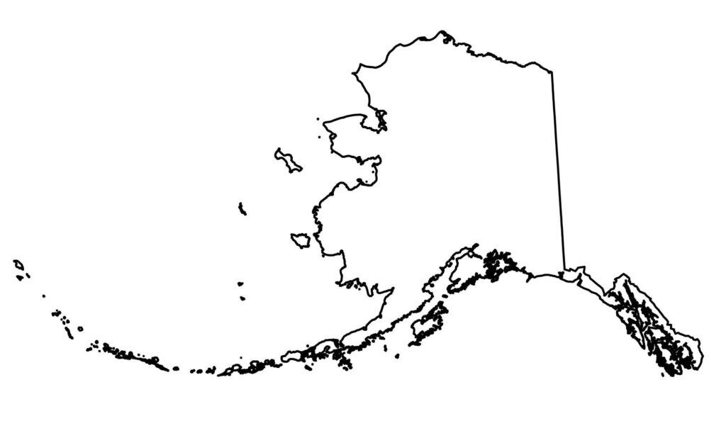 State Outlines Blank Maps Of The 50 United States GIS Geography