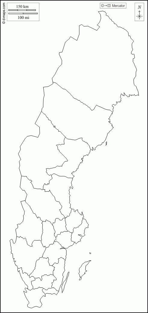 Free Blank Outline Map Of Sweden 2022 US Map Printable Blank   Sweden Free Map Free Blank Map Free Outline Map Free Base Map 1 