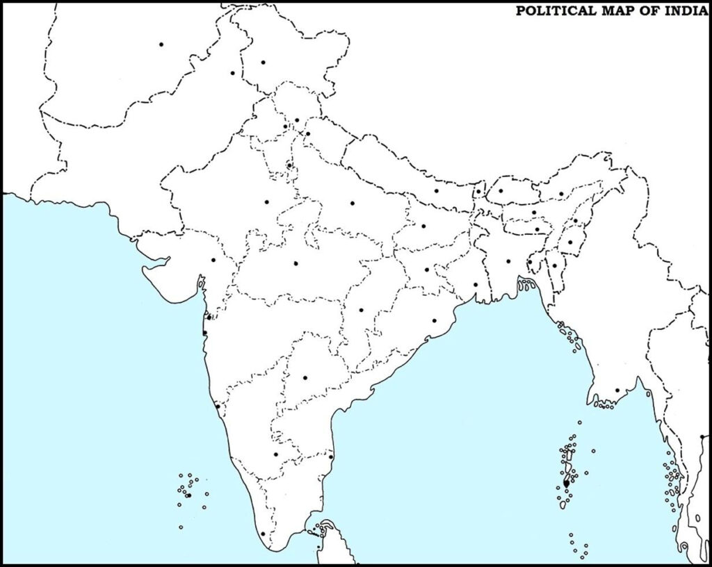 The Political Map Of India On The Political Map Of India Southern 