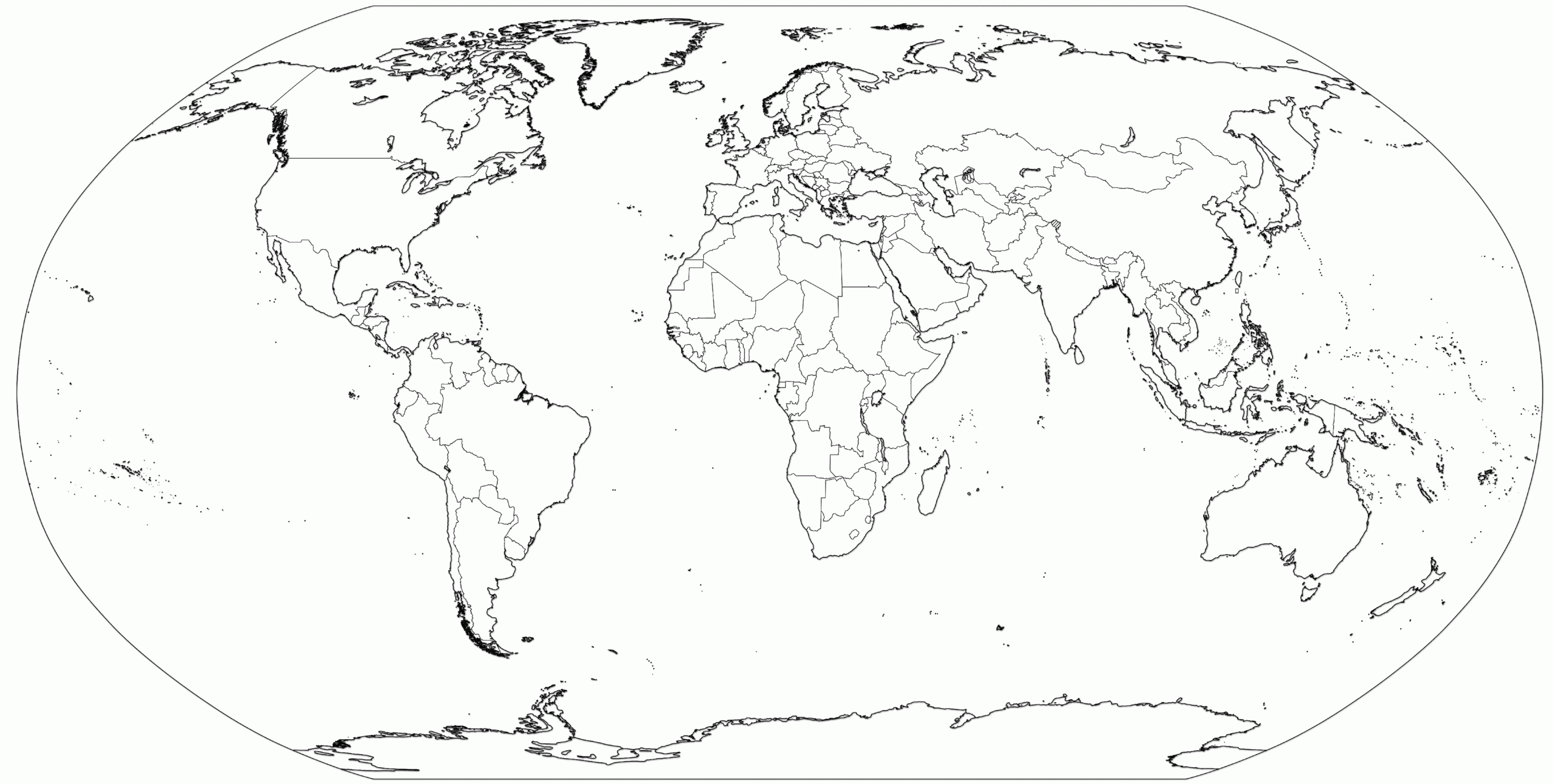 This One Might Be Usefull World Map Printable Blank World Map