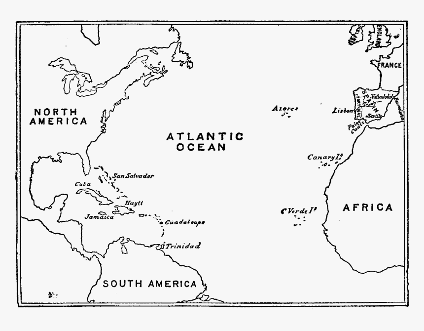 Triangular Trade Blank Map Baltimore Map