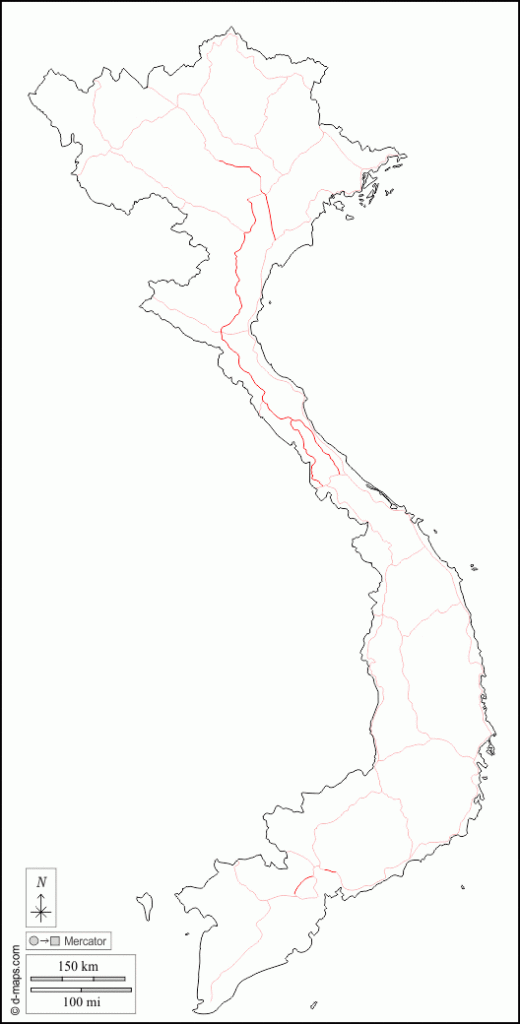 Vietnam Free Map Free Blank Map Free Outline Map Free Base Map 