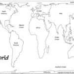 World Map Oceans And Continents Printable Printable Maps