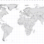 World Map With Latitude And Longitude