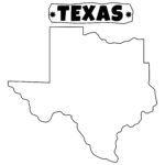 10 Best Texas Map Outline Printable Printablee