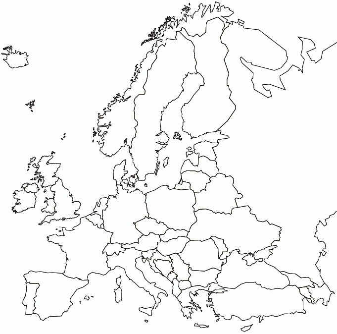 5 Free Large Printable Map Of Northern Europe With Countries World 