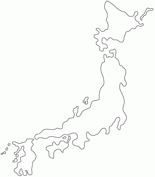 7 Accurate Printable Labeled And Blank Map Of Japan Cities Outline In 