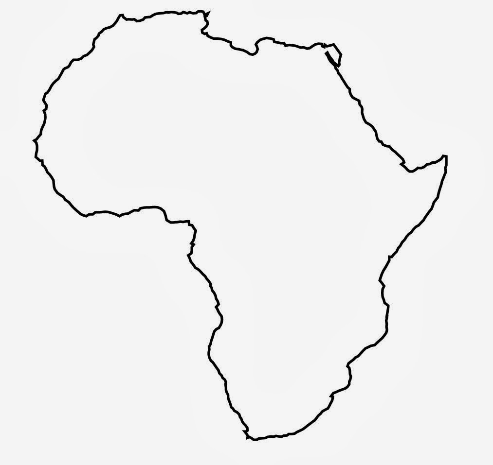 Africa Map Blank ClipArt Best