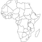 Africa Map Blank Outline