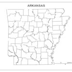 Arkansas Blank Map