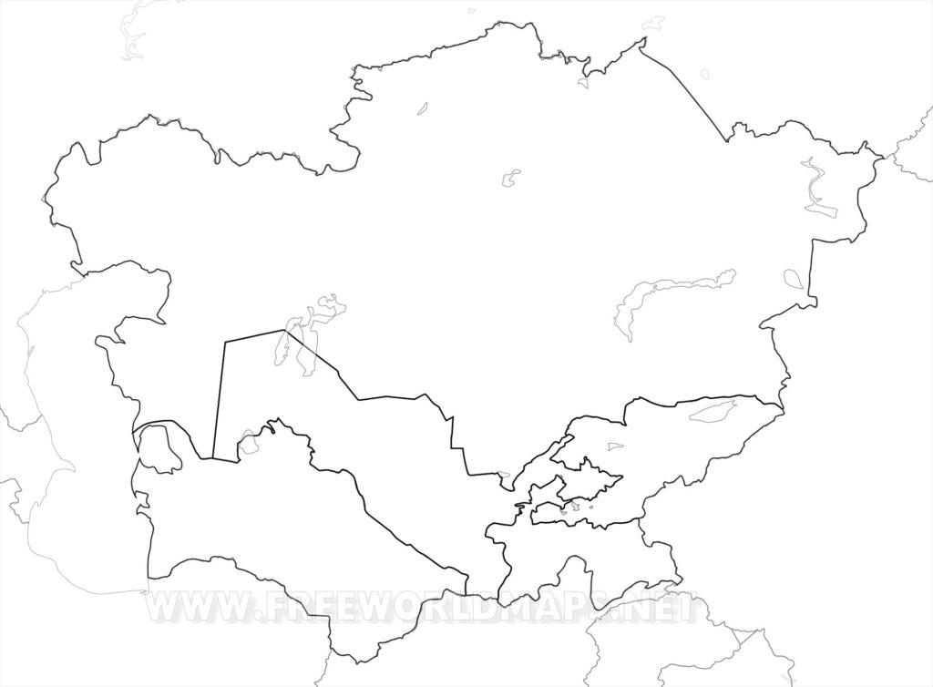 Asia Map Drawing At GetDrawings Free Download