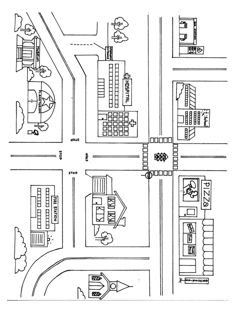 Basic Designs To Use On Car Mat Maps For Kids Busy Book Quiet Book