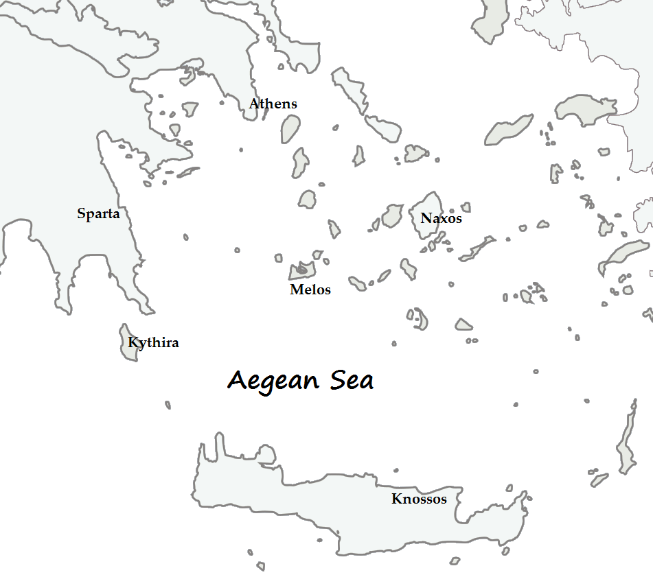 Blank Ancient Greece Map