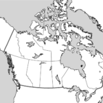 Blank Canada Map