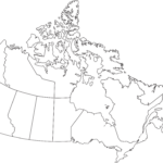 Blank Canada Map