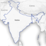 Blank India Map Surrounding Countries File india And Neighbouring