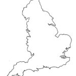 Blank Map England