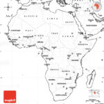 Blank Map Of Africa With Capitals