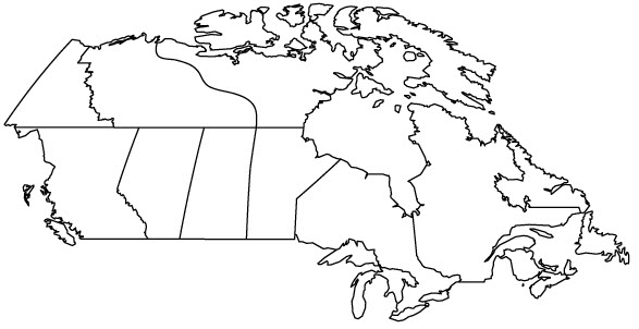 Blank Map Of Canada Dave Ruch