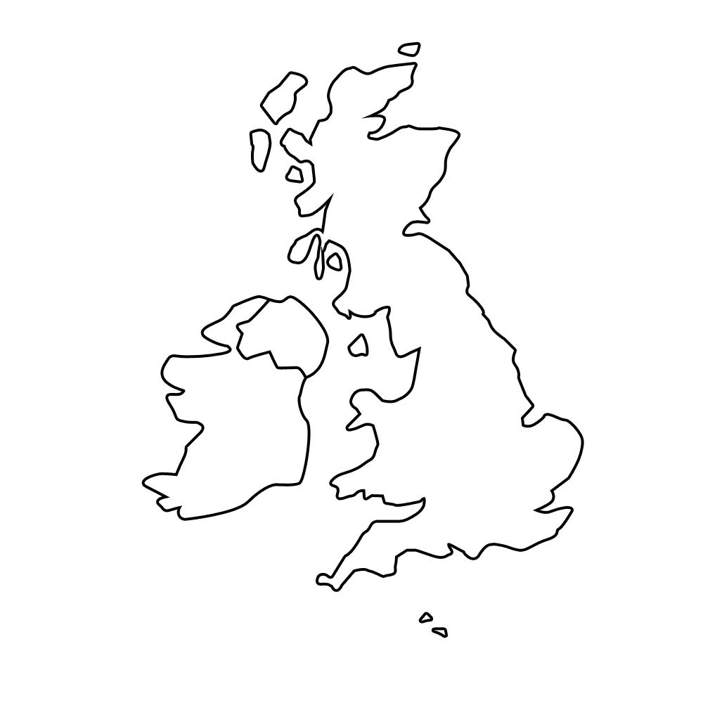 Blank Map Of England And Scotland
