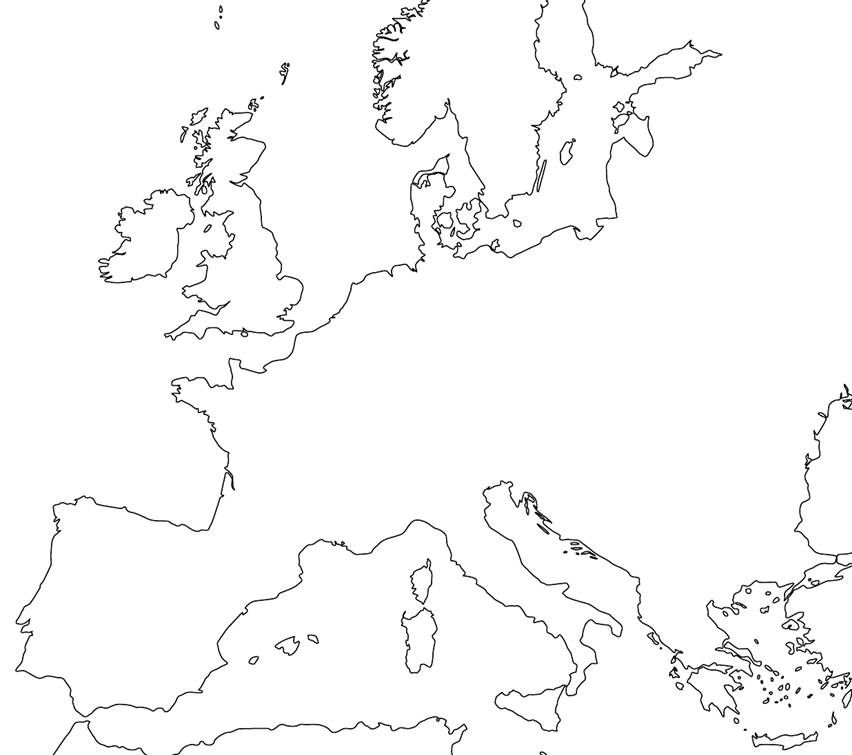 Blank Map Of Europe Blank Europe Map