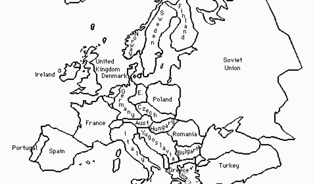 Blank Map Of Europe During Ww2 Outline Of Europe During World War 2 