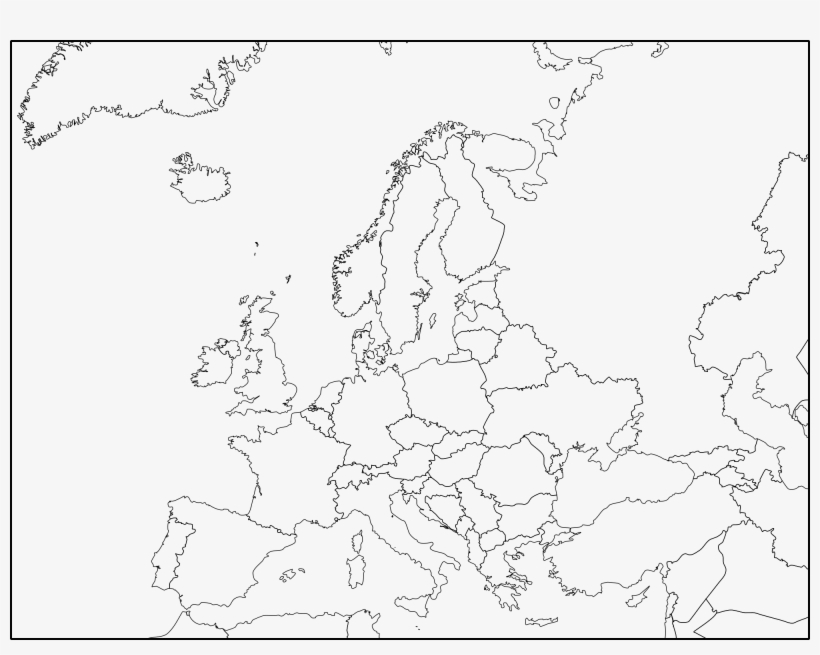 Blank Map Of Europe Png Europe Blank Map Free Transparent PNG 