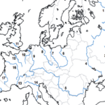 Blank Map Of Europe With Rivers And Mountains